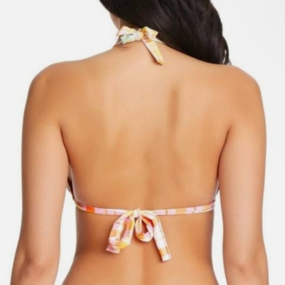 🍹BLEU ROD BEATTIE BIKINI HALTER TRIANGLE TOP SIZE 8 - Picture 3 of 7